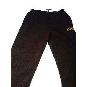Pants Womens Boundaries Junior's Size XXL 19 High Rise Thick Sherpa Jogger